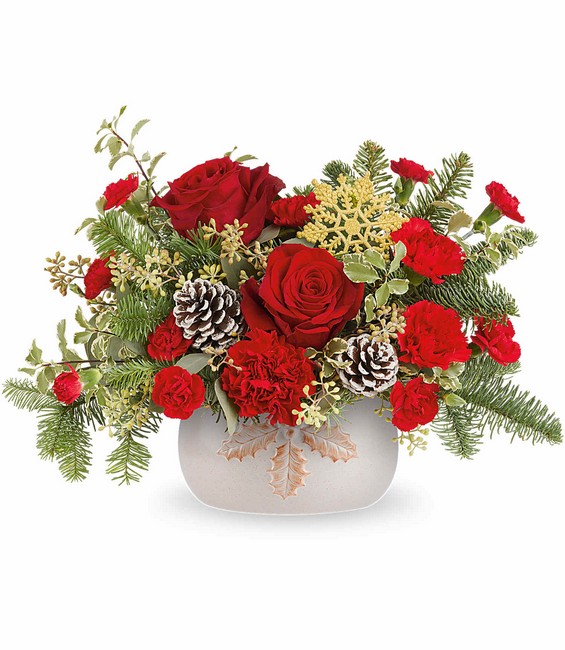 Holly Season Centerpiece
